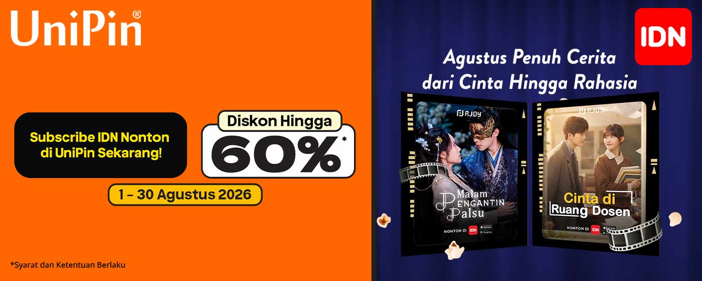 Agustus Makin Seru! Nikmati Cerita Favorit IDN dengan Diskon hingga 6% di UniPin